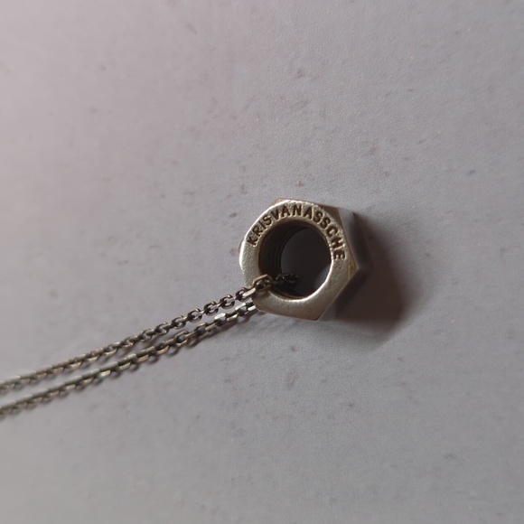 KrisVanAssche Bolt Sterling Silver Pendant and Necklace - Picture 4 of 7